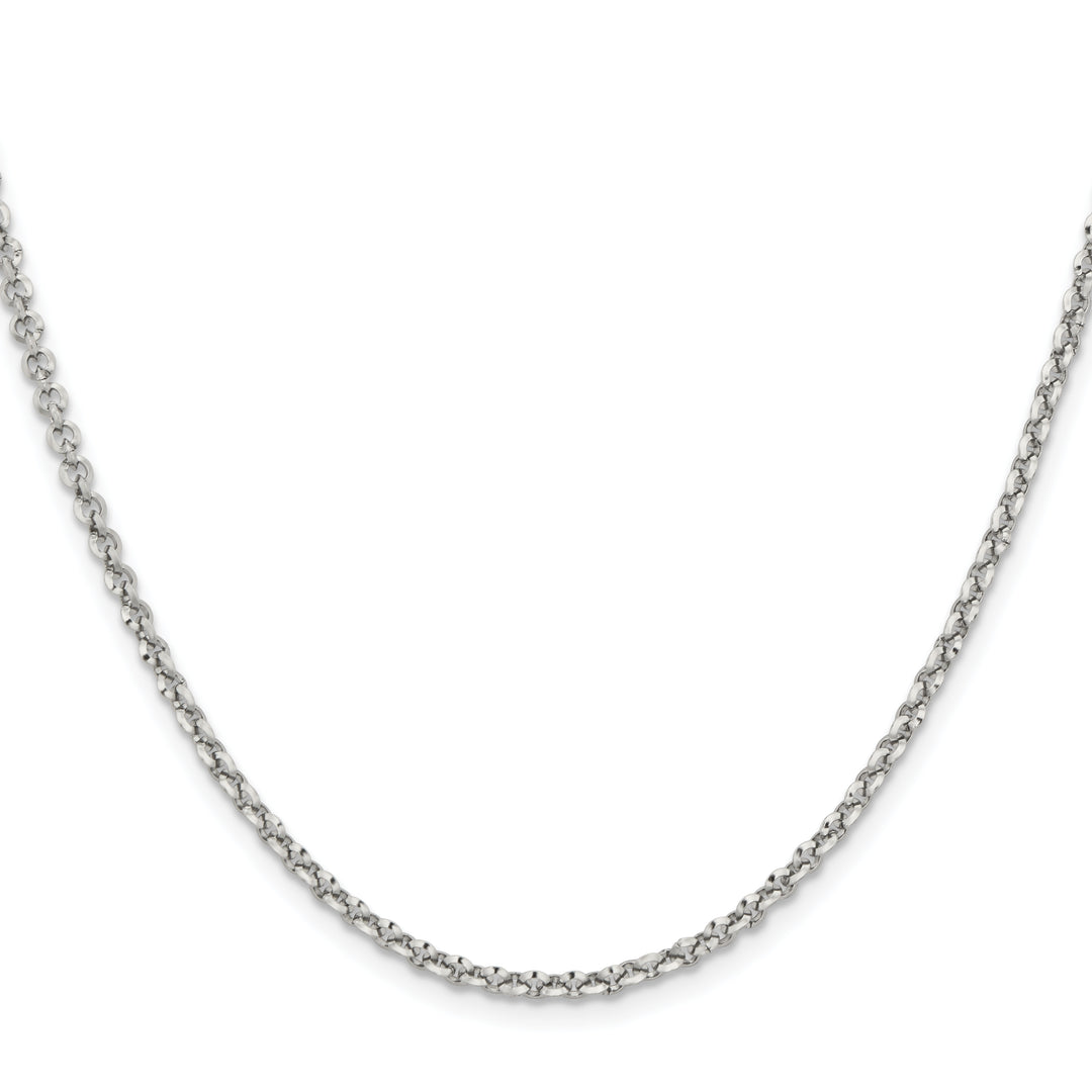 Chisel Stainless Steel 3.2mm Rolo Chain 16 Inch