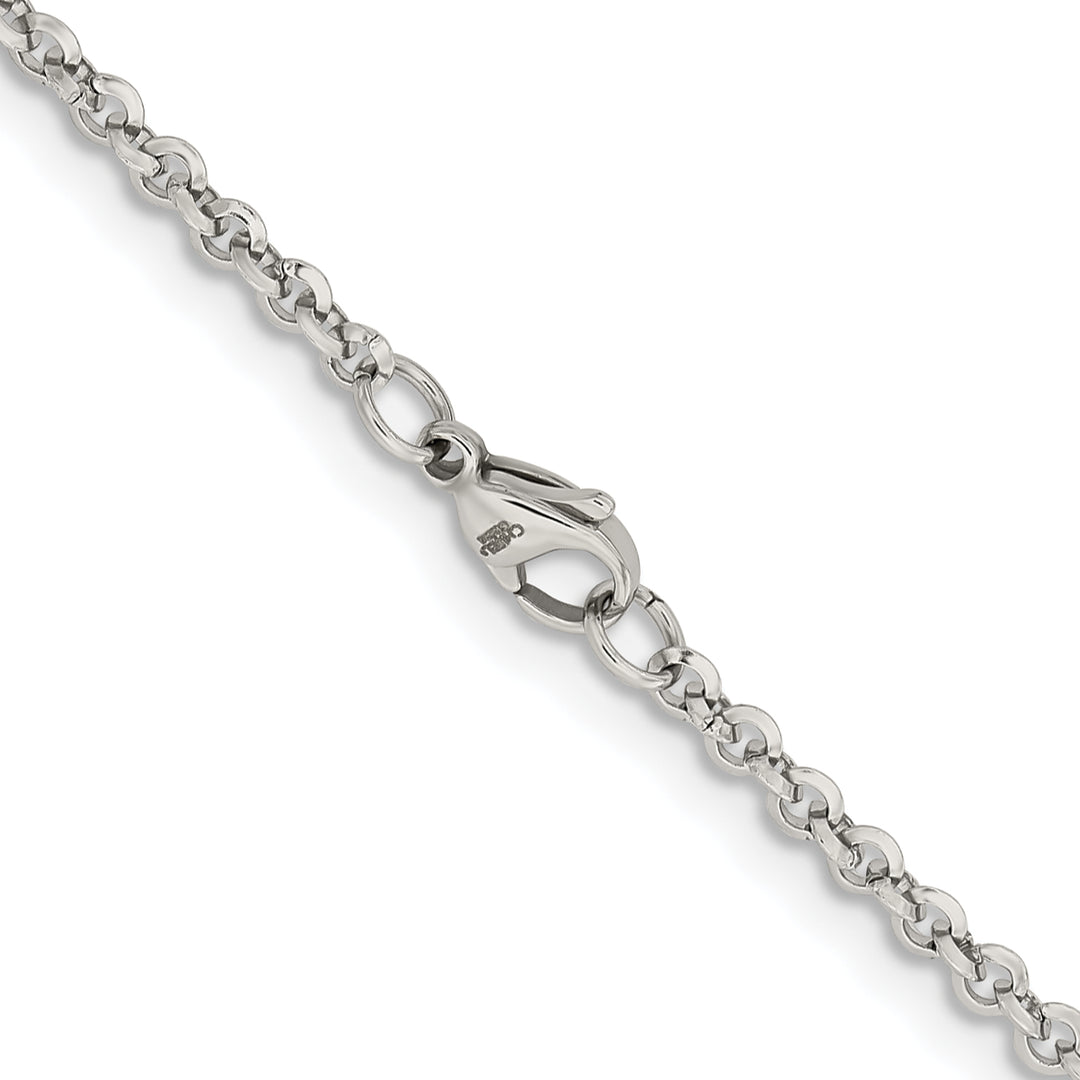Chisel Stainless Steel 3.2mm Rolo Chain 16 Inch