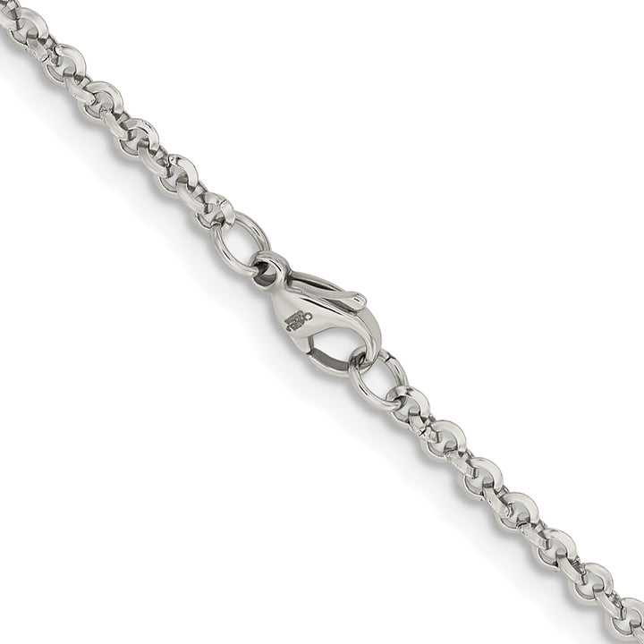 Chisel Stainless Steel 3.2mm Rolo Chain 16 Inch