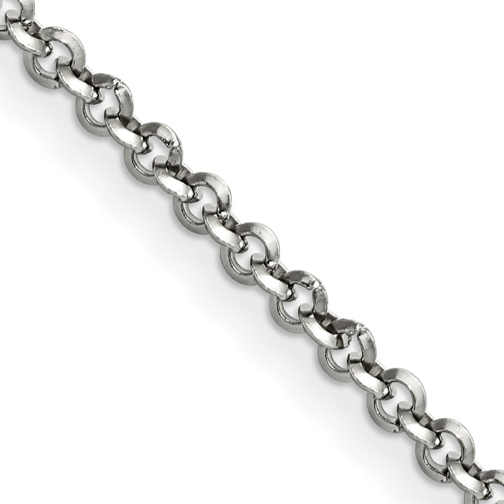 Chisel Stainless Steel 3.2mm Rolo Chain 16 Inch