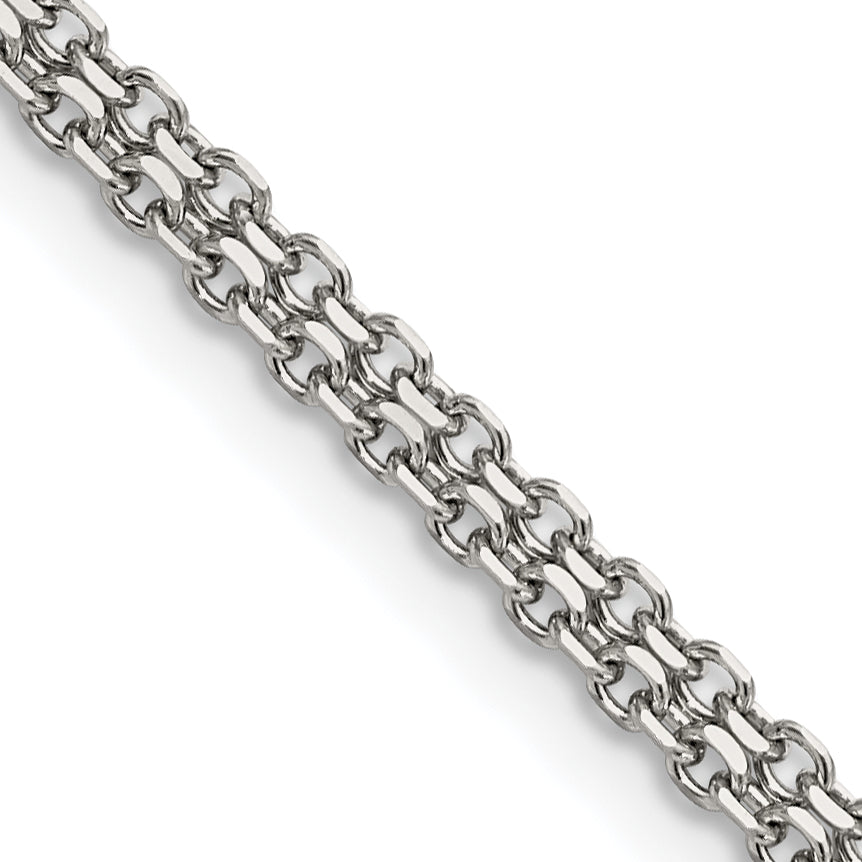 Chisel Stainless Steel 3.1mm Bismark Chain