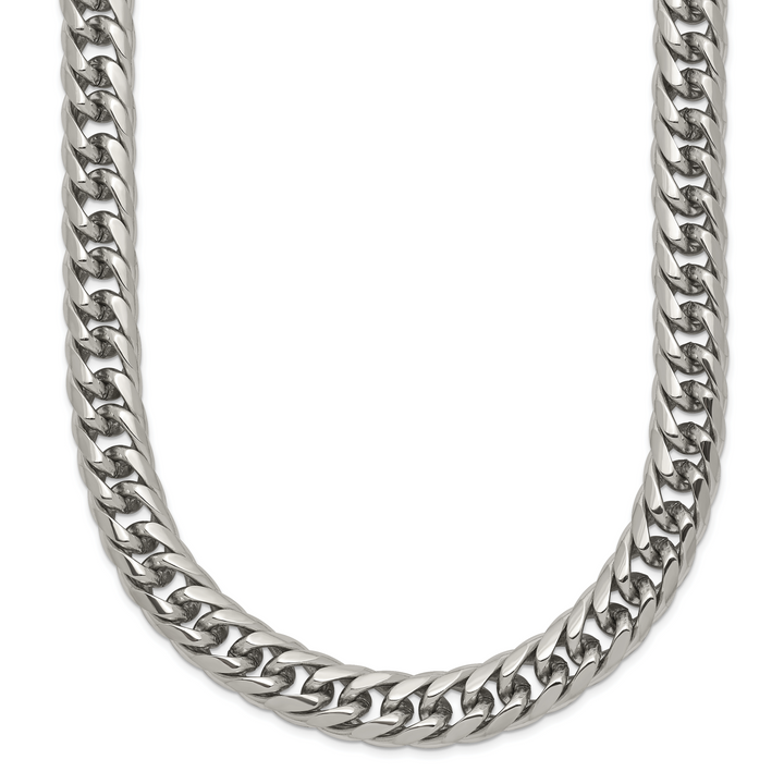 Chisel Stainless Steel Double Curb Chain 24 Inch