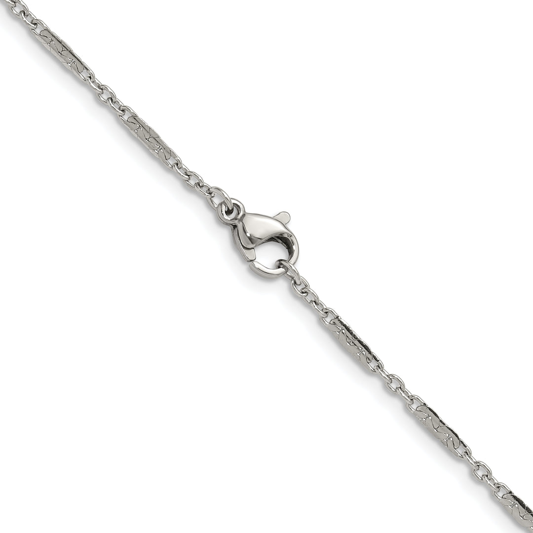 Chisel Stainless Steel 1.8mm Fancy Link Chain