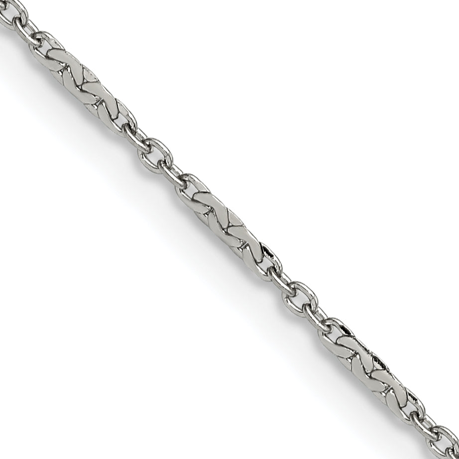 Chisel Stainless Steel 1.8mm Fancy Link Chain