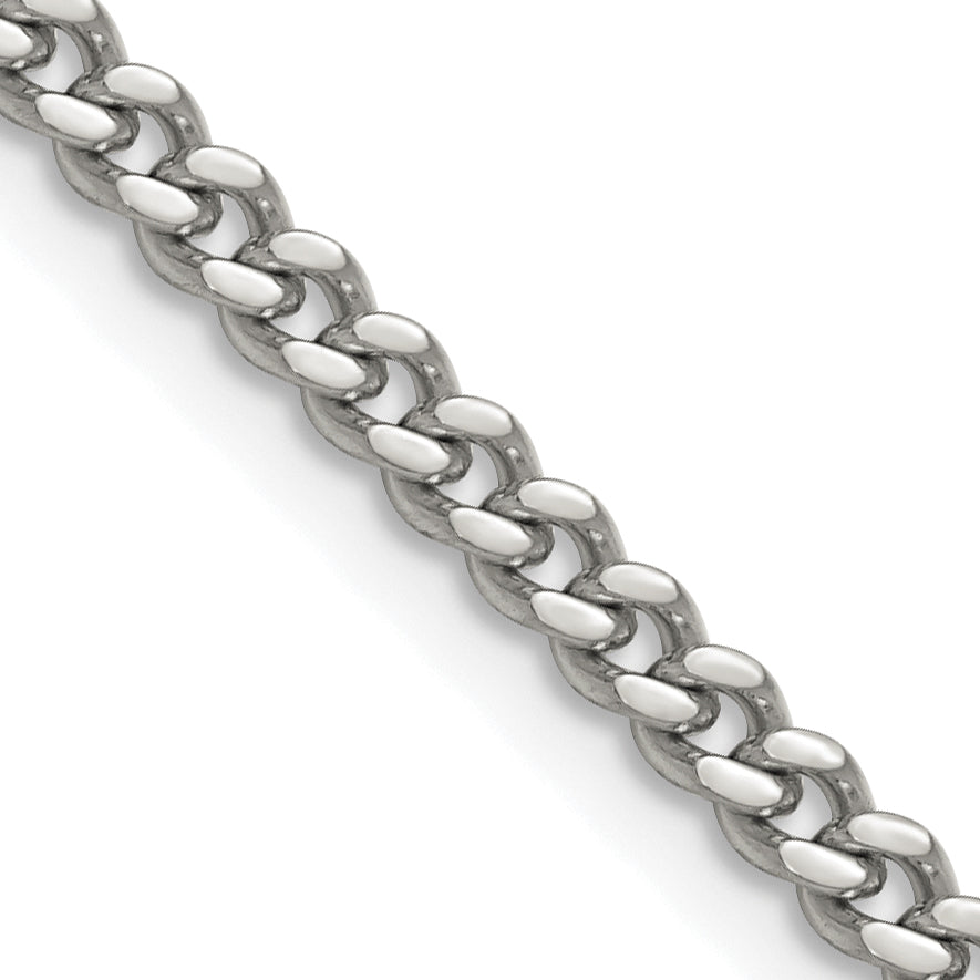 Chisel Stainless Steel 4mm Curb Chain