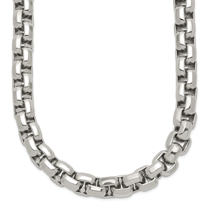 Chisel Stainless Steel Fancy Rolo Chain 24 Inch