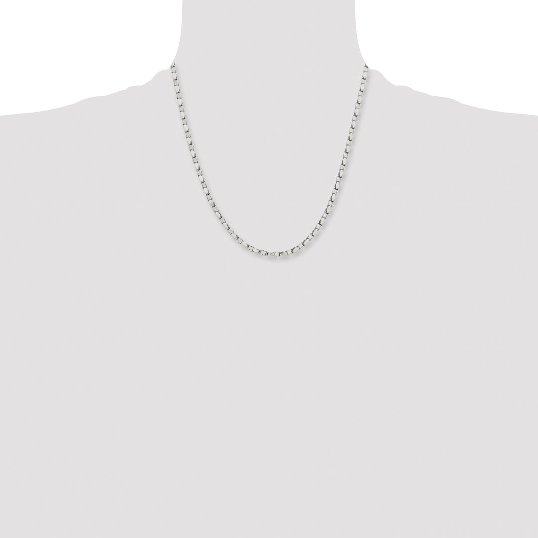 Chisel Stainless Steel Fancy Link 20in Chain