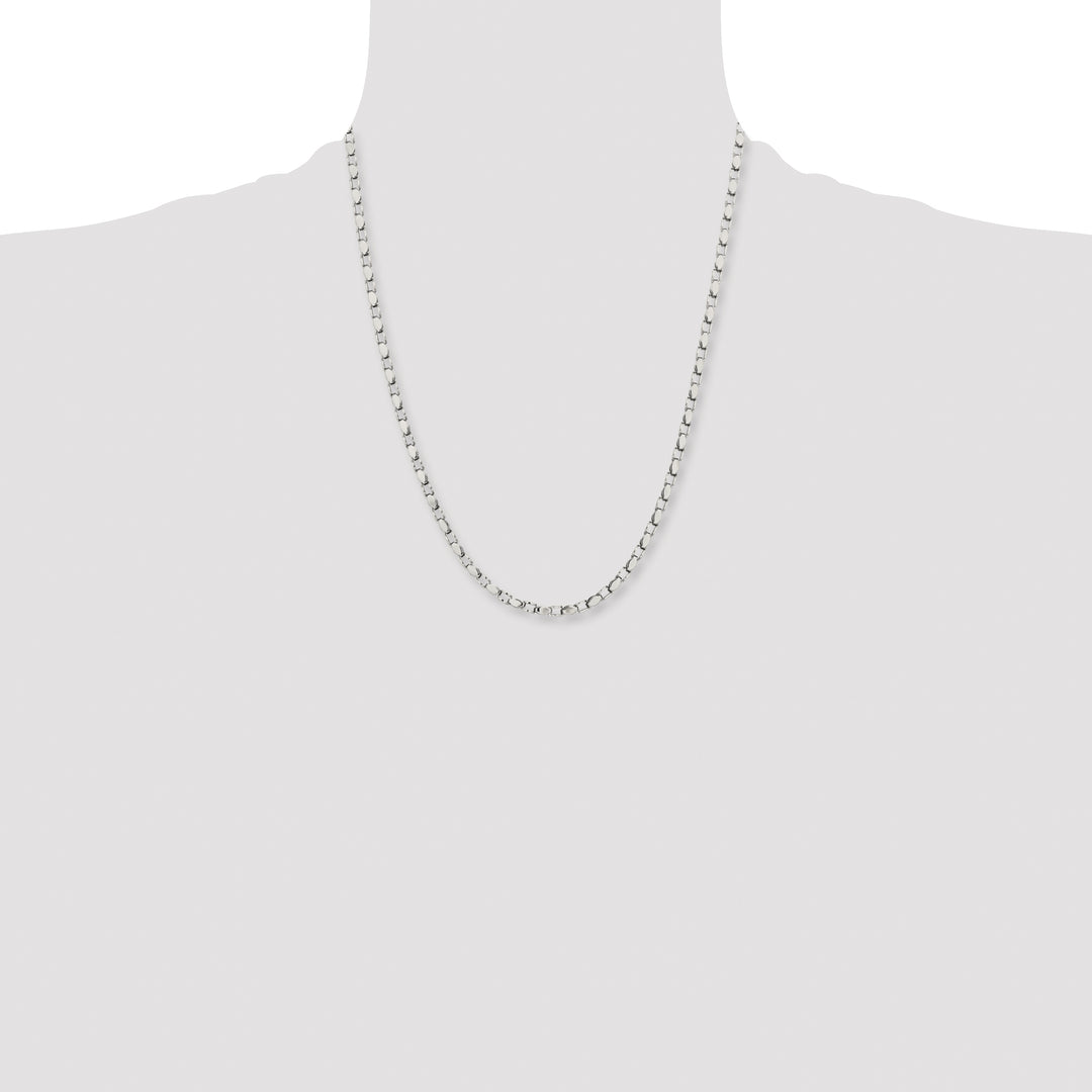Chisel Stainless Steel Fancy Link 22in Chain