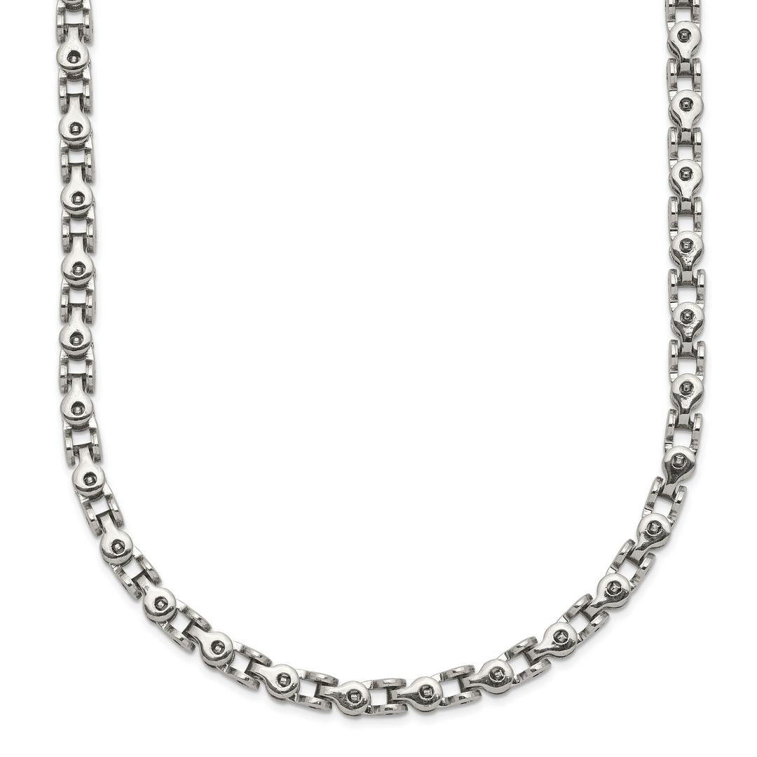 Chisel Stainless Steel Fancy Link Chain