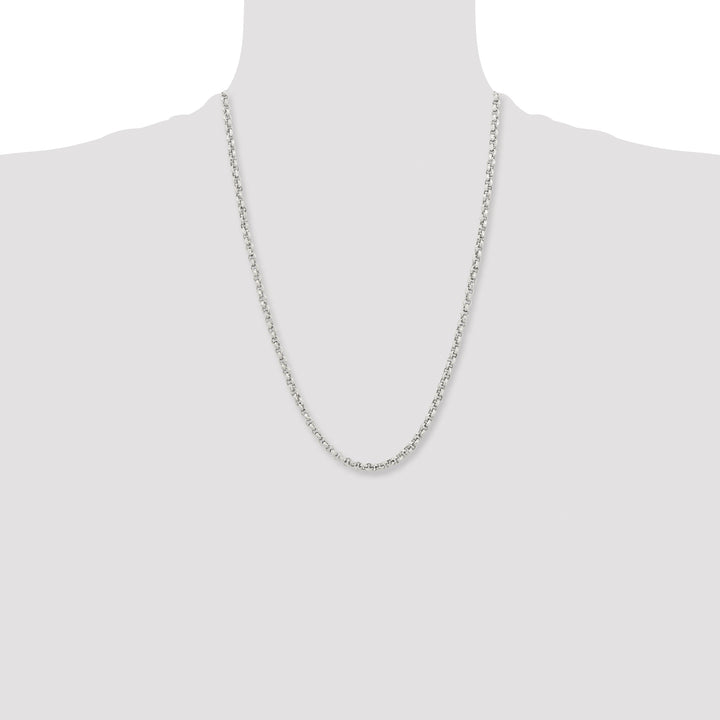 Chisel Stainless Steel and Textured Fancy Rolo Chain