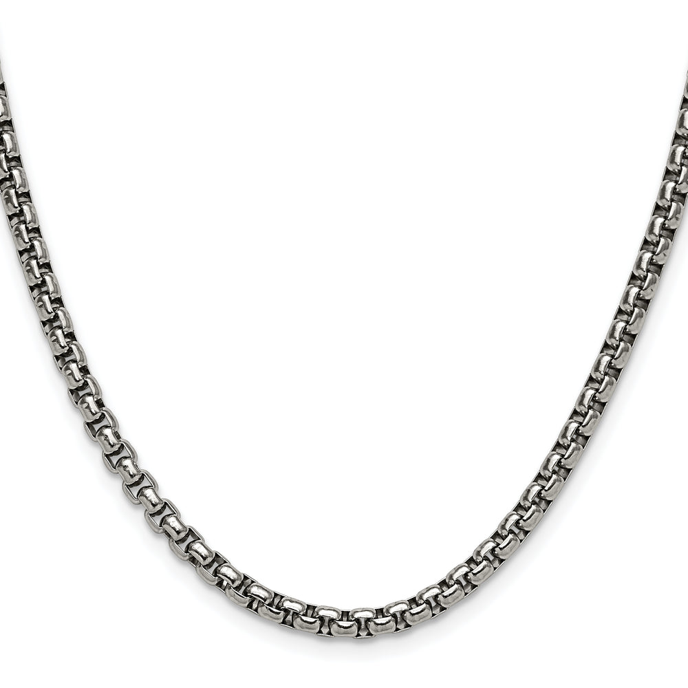 Chisel Stainless Steel 3.9mm Rounded Box Chain