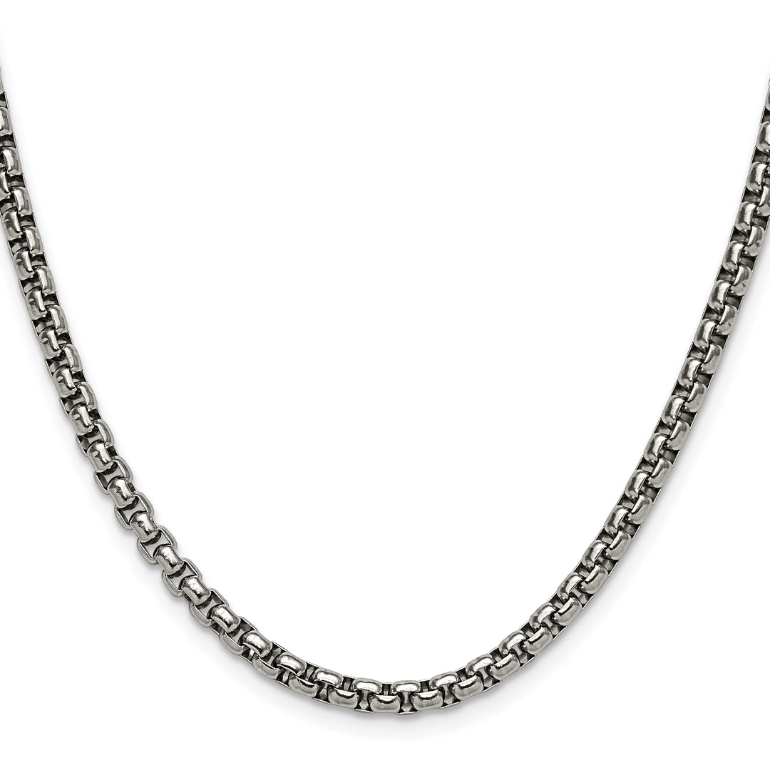 Chisel Stainless Steel 3.9mm Rounded Box Chain