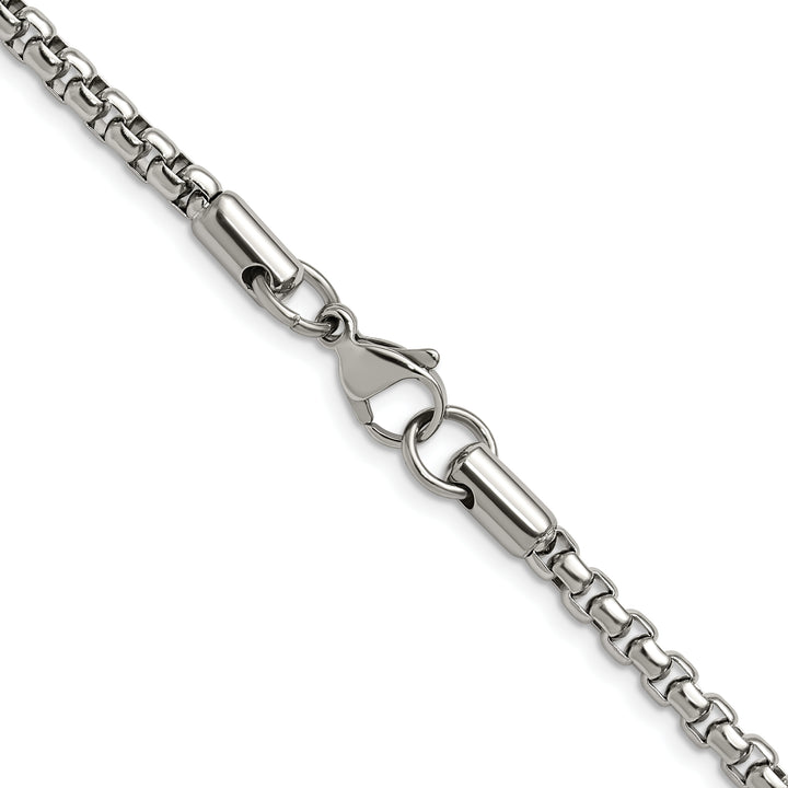 Chisel Stainless Steel 3.9mm Rounded Box Chain