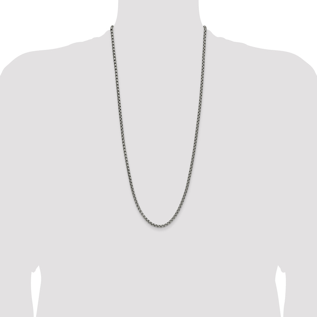 Chisel Stainless Steel 3.9mm Rounded Box Chain