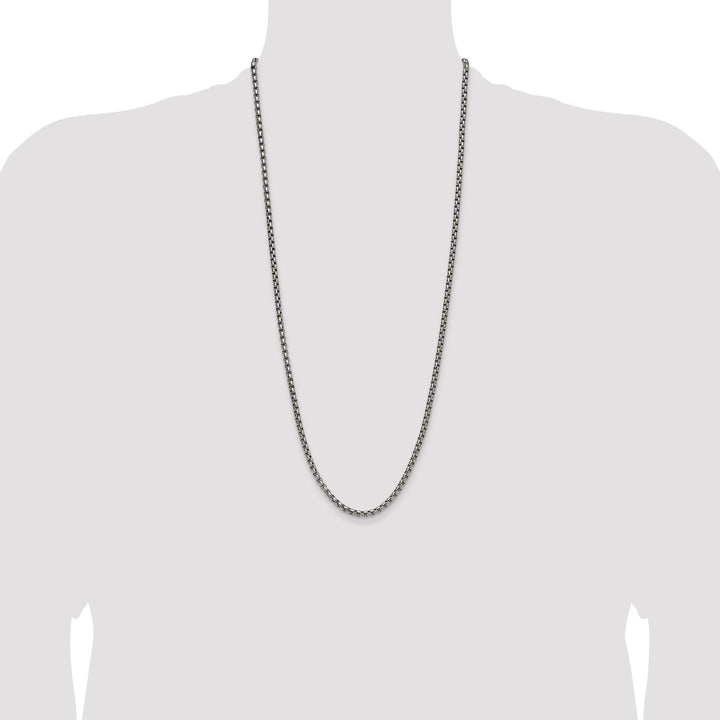 Chisel Stainless Steel 3.9mm Rounded Box Chain