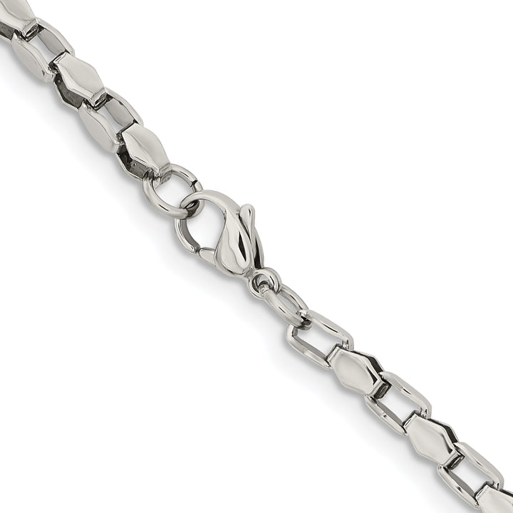 Chisel Stainless Steel Fancy Link 22in Chain