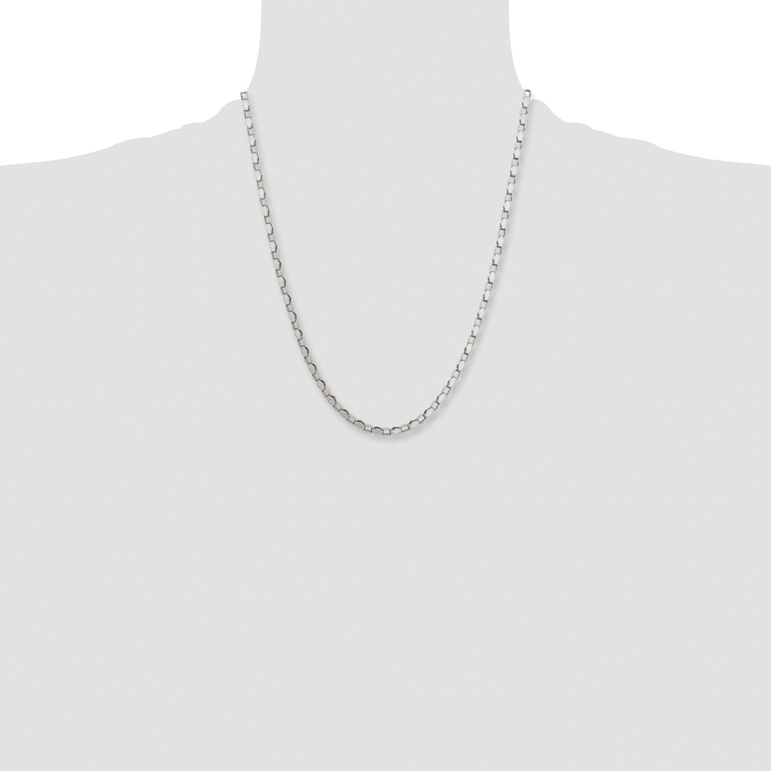 Chisel Stainless Steel Fancy Link 22in Chain