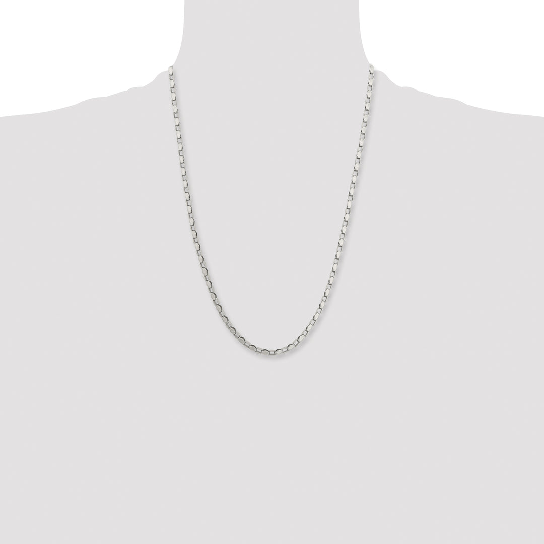 Chisel Stainless Steel Fancy Link 24in Chain