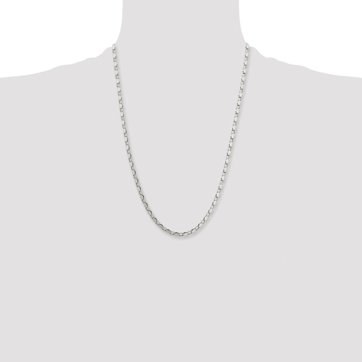 Chisel Stainless Steel Fancy Link 24in Chain