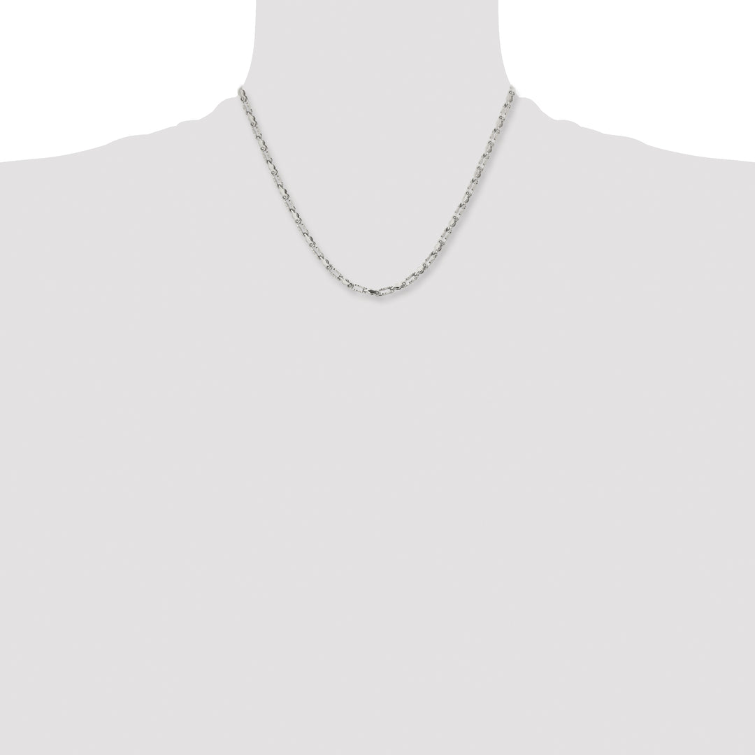 Chisel Stainless Steel Fancy Link 18in Chain 18 Inch