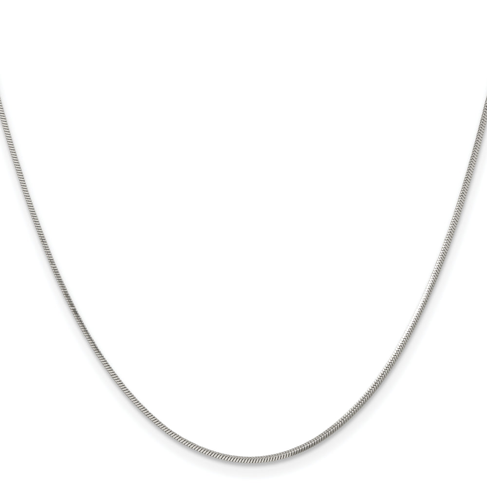 Chisel Stainless Steel 1.2mm Square Snake Chain