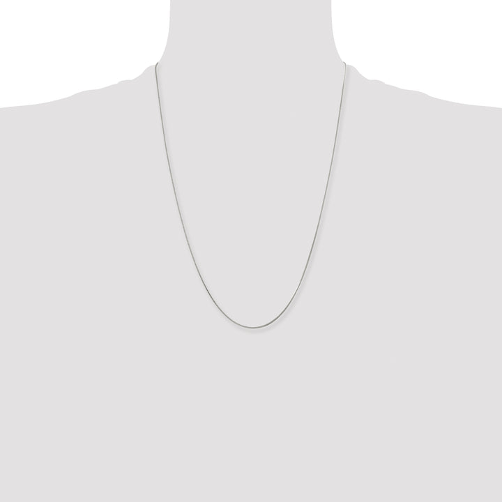 Chisel Stainless Steel 1.2mm Square Snake Chain