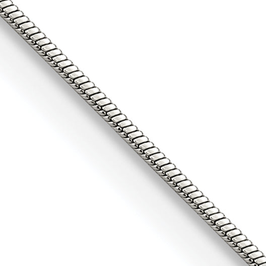 Chisel Stainless Steel 1.2mm Square Snake Chain