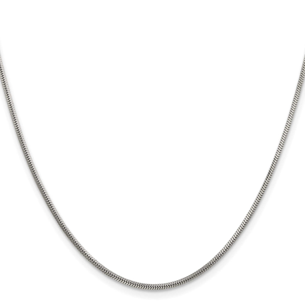 Chisel Stainless Steel 1.5mm Square Snake Chain