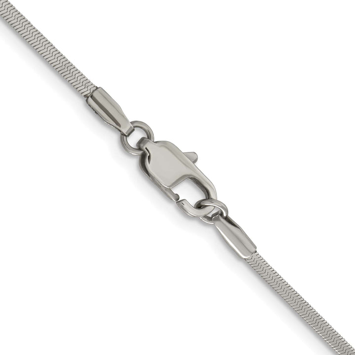 Chisel Stainless Steel 1.5mm Square Snake Chain