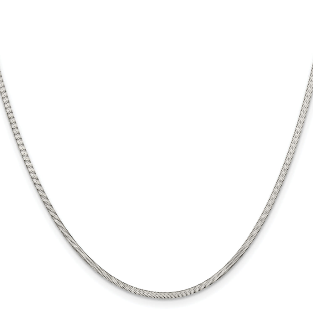 Chisel Stainless Steel 1.8mm Herringbone Chain