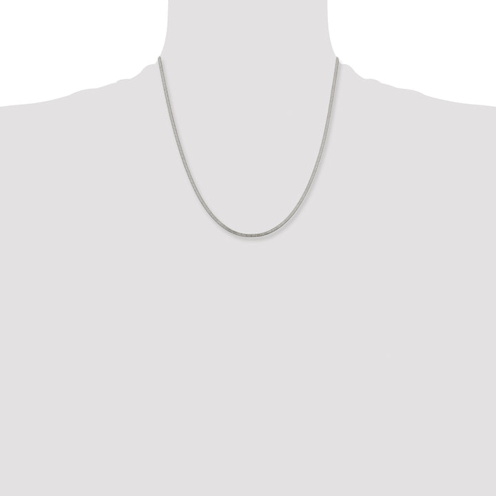 Chisel Stainless Steel 2.3mm Herringbone Chain