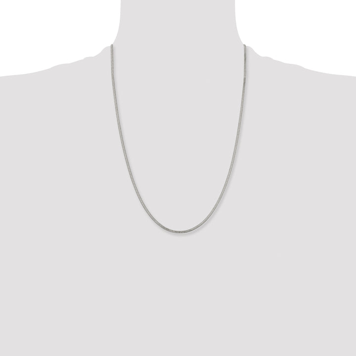 Chisel Stainless Steel 2.3mm Herringbone Chain