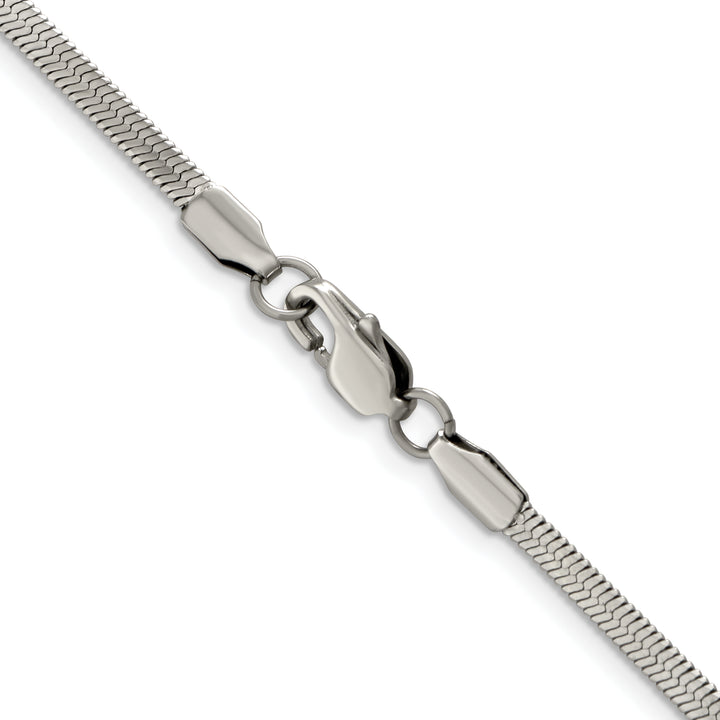 Chisel Stainless Steel 3.3mm Herringbone Chain
