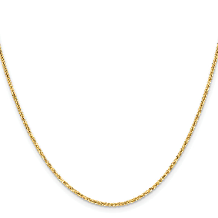 Chisel Stainless Steel Yellow Finish Finish 1.7mm Cyclone Chain