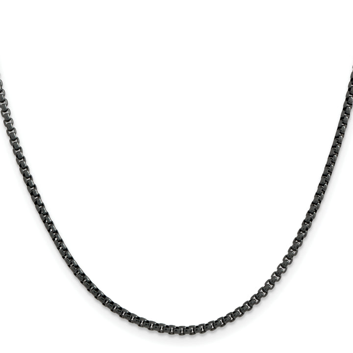 Chisel Stainless Steel Blue and Grey IP Finish 2.5mm Box Chain