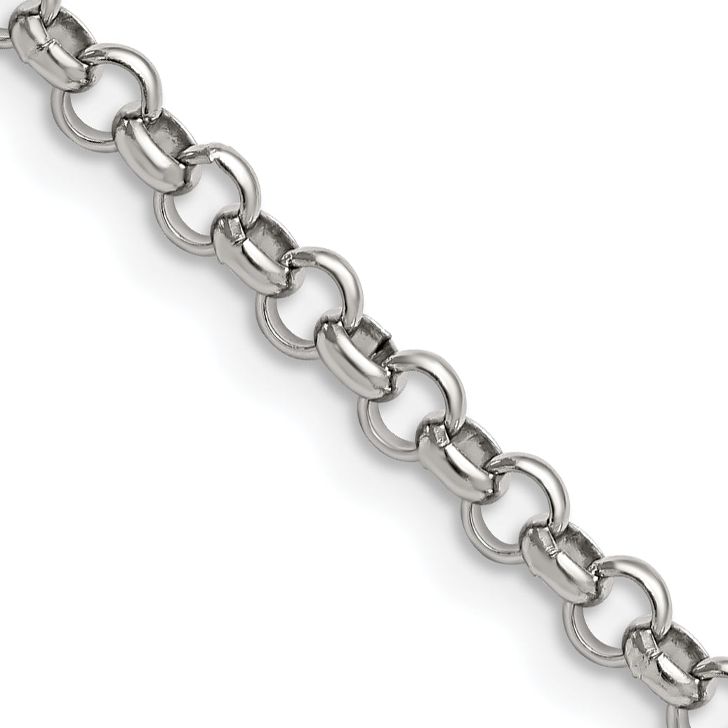 Chisel Stainless Steel 4.6mm Rolo Chain