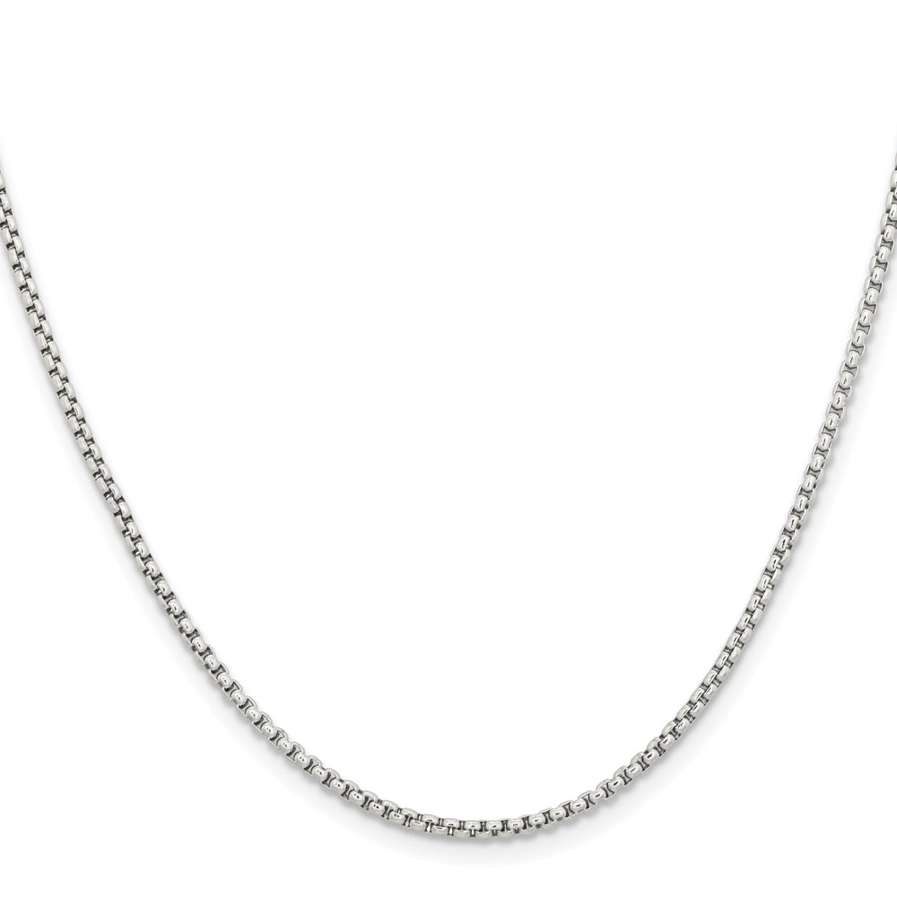 Chisel Stainless Steel 2.2mm Rounded Box Chain