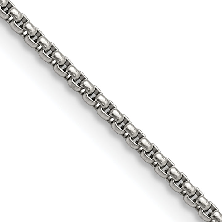 Chisel Stainless Steel 2.2mm Rounded Box Chain