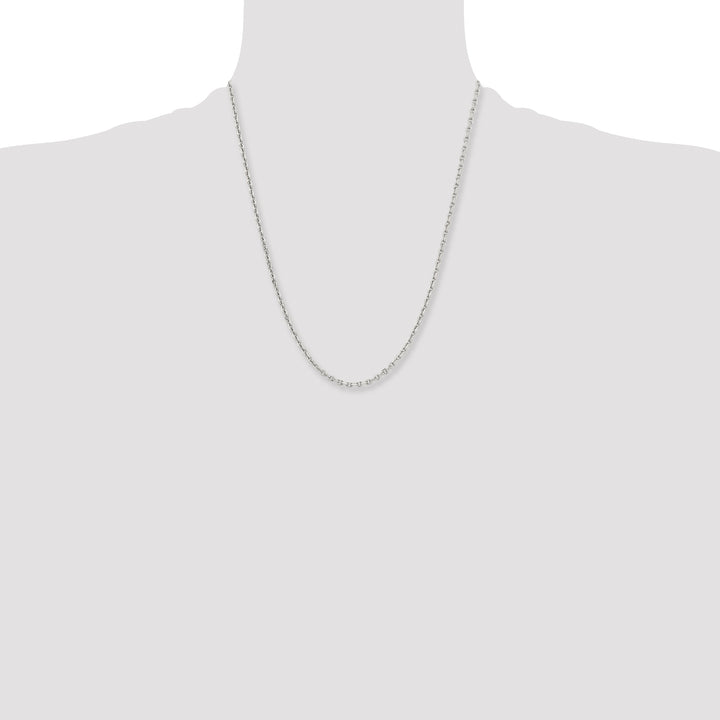 Chisel Stainless Steel D.C. 3.4mm Cable Chain
