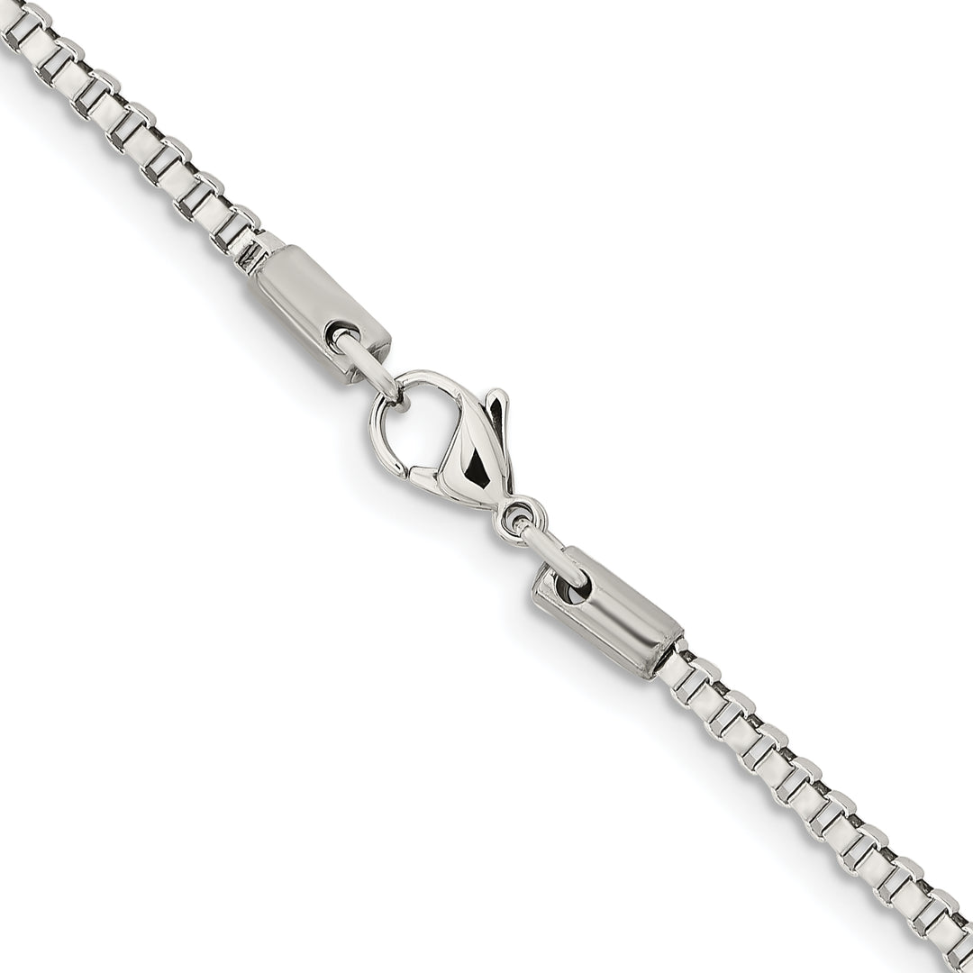 Chisel Stainless Steel 2.4mm Box Chain