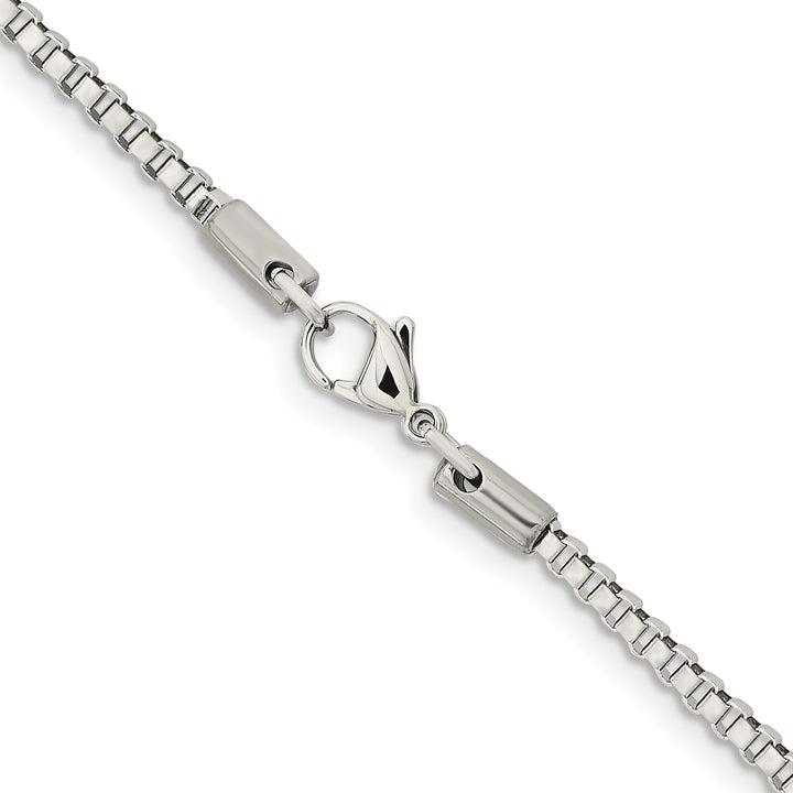 Chisel Stainless Steel 2.4mm Box Chain