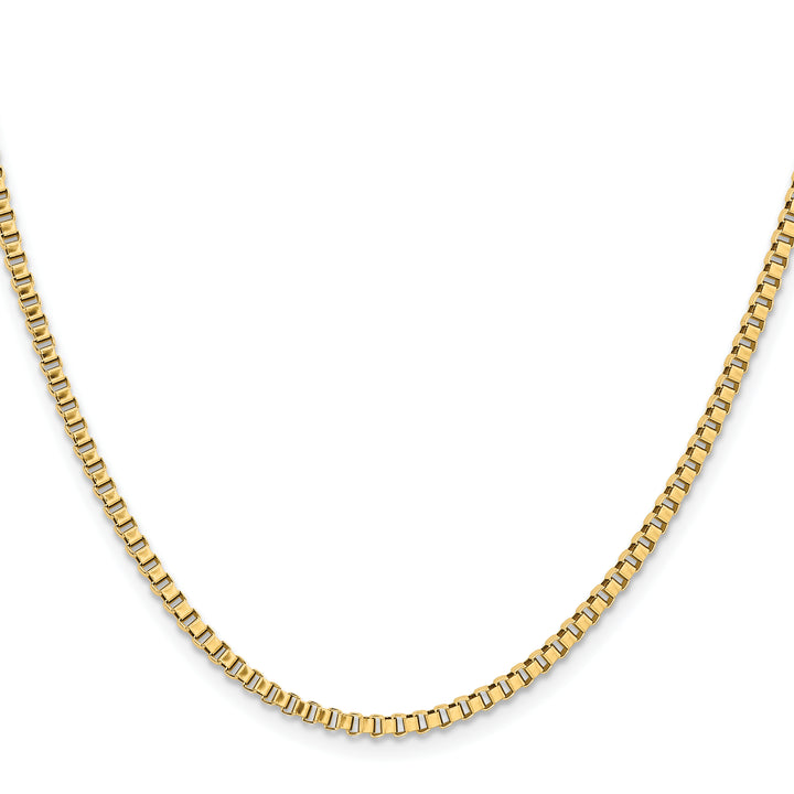 Chisel Stainless Steel Yellow Finish Finish 2.4mm Box Chain