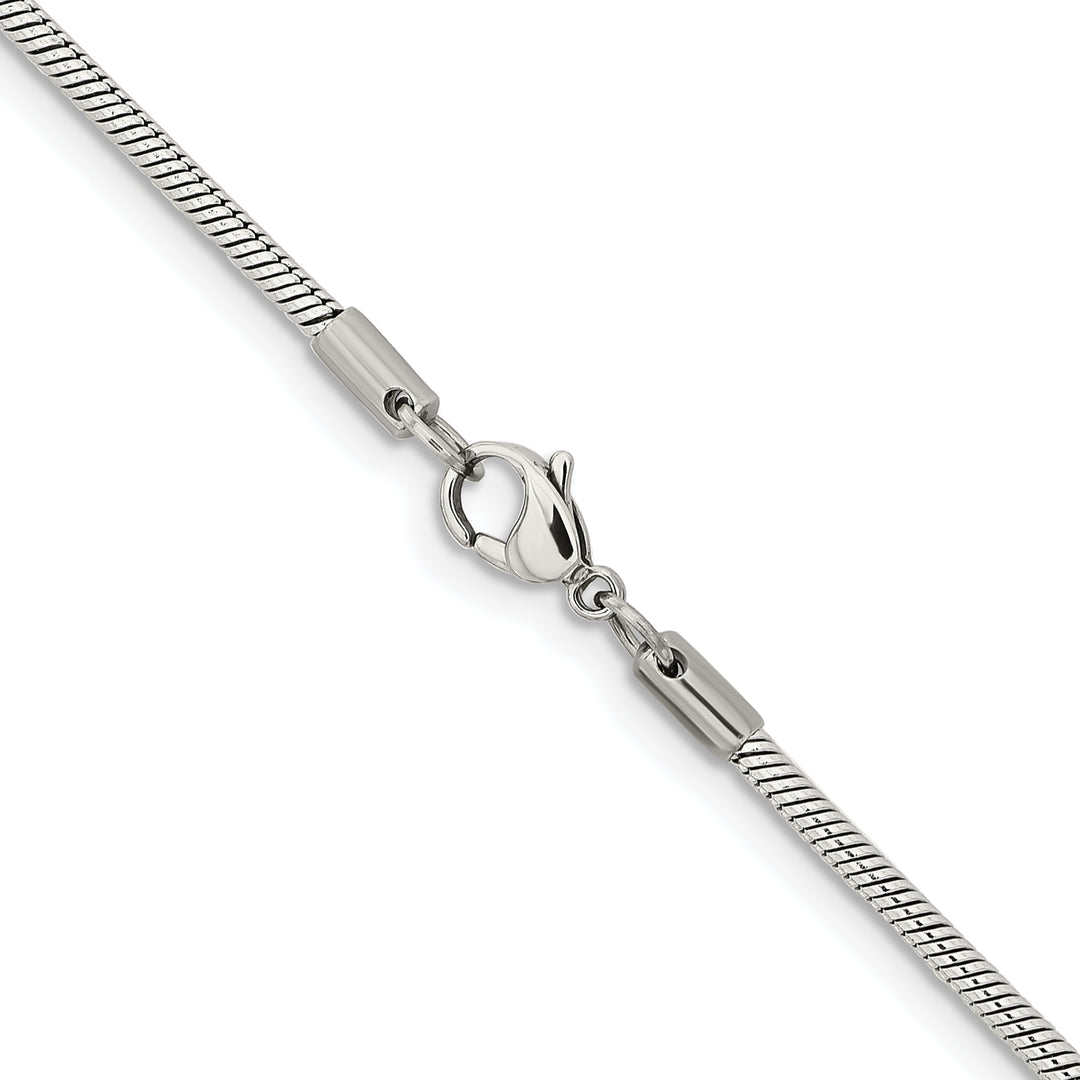 Chisel Stainless Steel 2.4mm Snake Chain