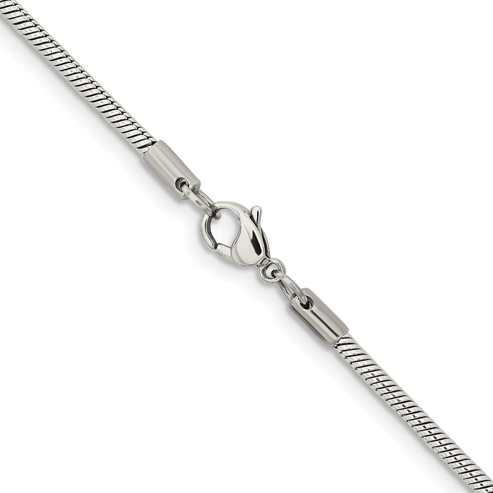 Chisel Stainless Steel 2.4mm Snake Chain