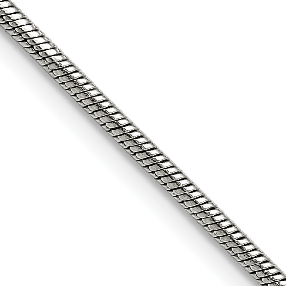Chisel Stainless Steel 2.4mm Snake Chain