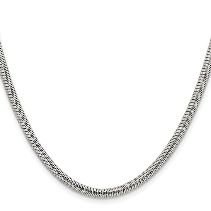 Chisel Stainless Steel 4.2mm Flat Snake Chain
