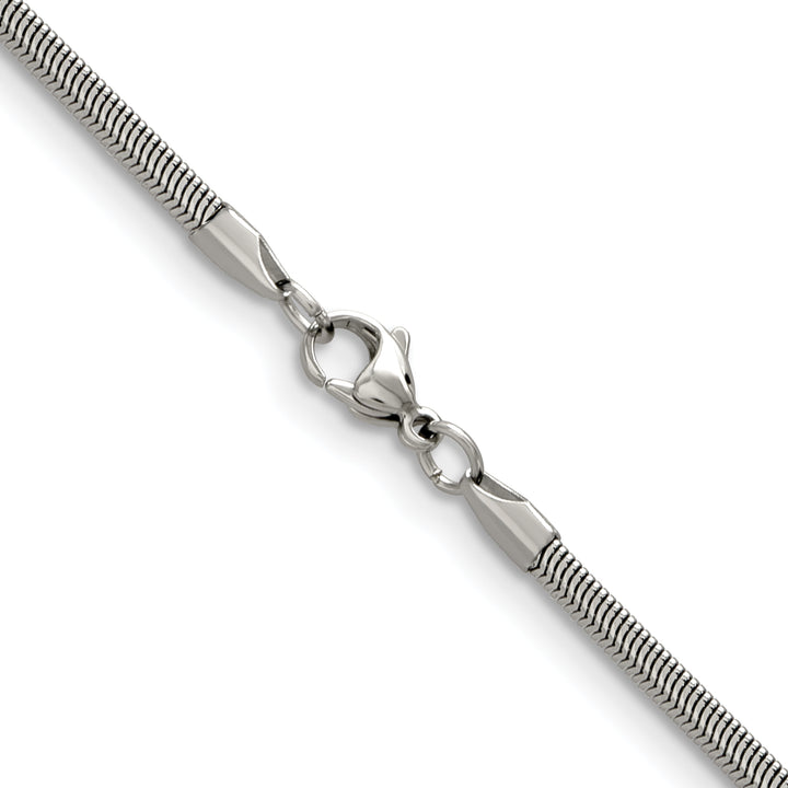 Chisel Stainless Steel 4.2mm Flat Snake Chain