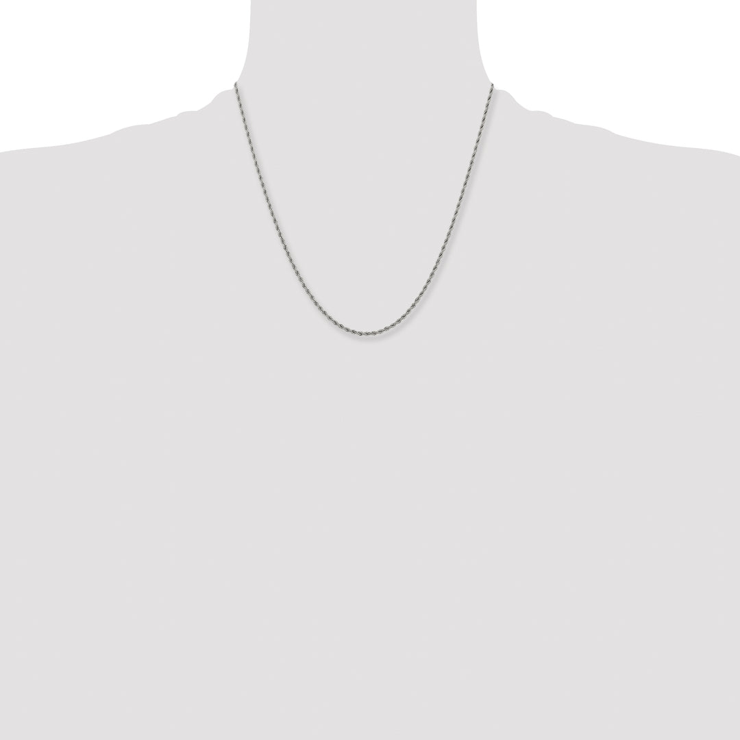 Chisel Stainless Steel 2.4mm Rope Chain