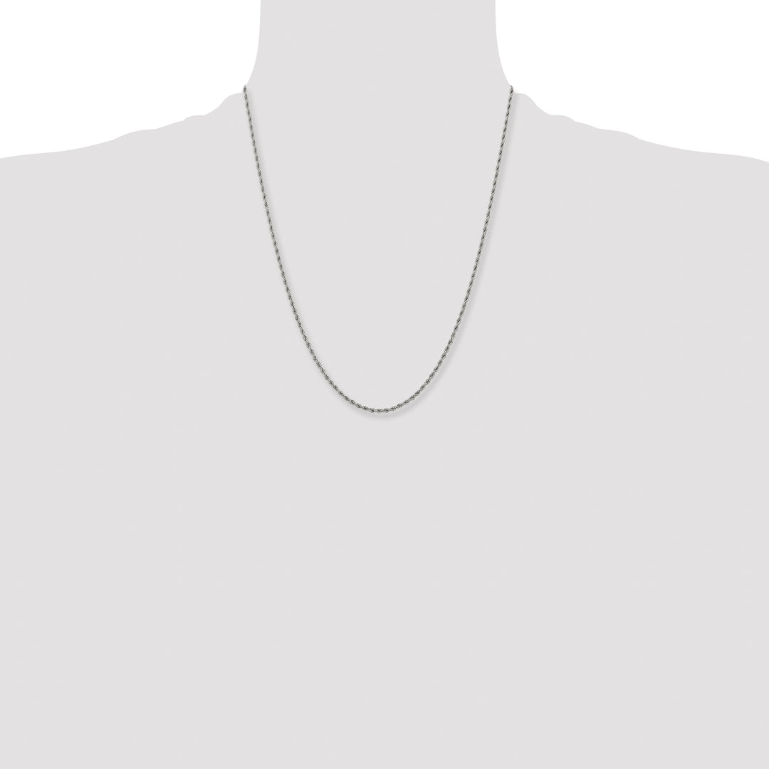 Chisel Stainless Steel 2.4mm Rope Chain