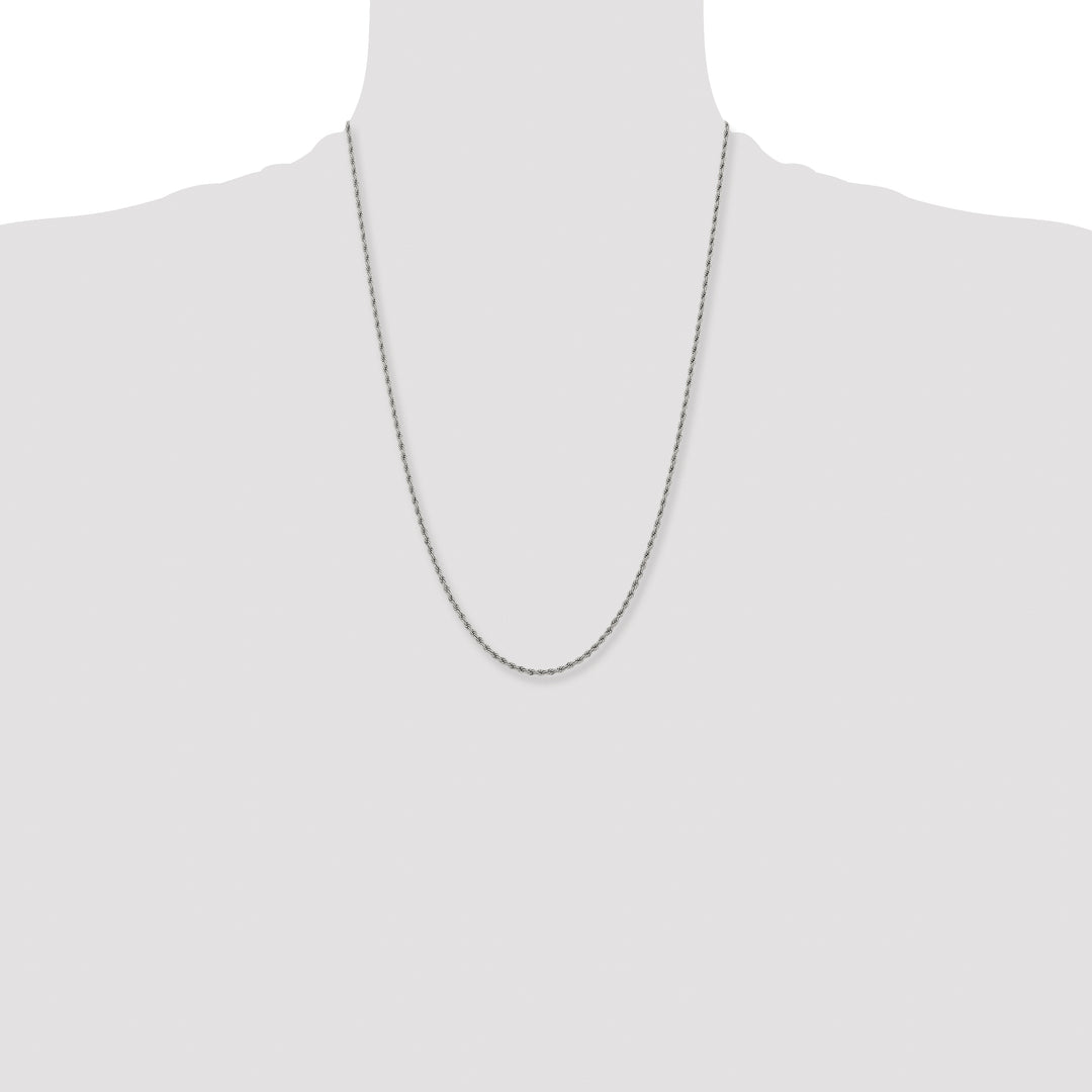 Chisel Stainless Steel 2.4mm Rope Chain